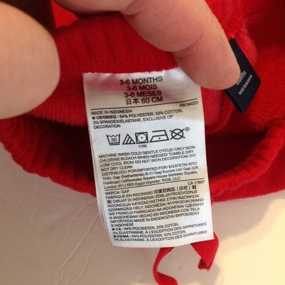 CARTER'S BABY GAP 3 Month Sweatpants Onesie One Piece Bundle Basics Red Blue - Picture 9 of 9